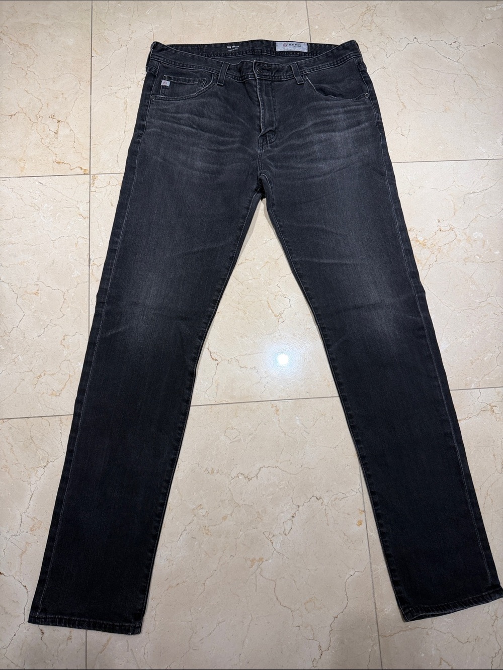 AG denim The Tellis Men's Black Slim Fit Jeans
